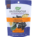 Sambucus Elderberry Vitamin C Lozenges Tropical