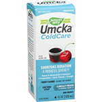 nature's way umcka coldcare 99 alcohol free syrup cherry bottle 4 fl oz