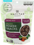 navitas naturals power snack cacao goji superfood bag 8 oz