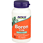 Now Foods Boron 3 mg 100 Capsules