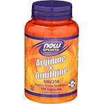 Arginine/Ornithine 500mg / 250 mg