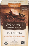 Numi Teas Chocolate Puerh Black Tea 16 box 1.24 oz