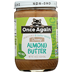 Unsweetened & Lightly Toasted Creamy Almond Butter