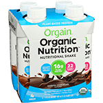 Plant-Based Organic Nutritional Nutrition Shake Smooth Chocolate