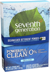 seventh generation dishwasher detergent powder free and clear box 45 oz