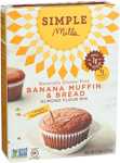 simple mills naturally gluten-free banana muffin and bread almond flour mix box 9 oz