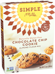 simple mills naturally gluten-free chocolate chip almond flour mix box 9.4 oz