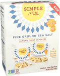 Snack Packs Fine Ground Sea Salt Almond Flour Crackers