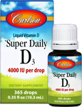 Carlson Super Daily D3 4000 IU 0.35 fl oz