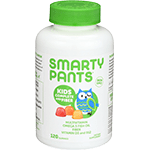 smarty pants kids complete and fiber multivitamin omega-3 fish oil fiber vitamin d3 and b12 120 pc