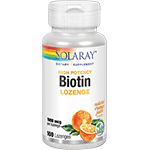 Biotin Lozenge Natural Orange Juice Flavor