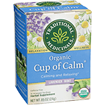 Traditional Medicinals Cup of Calm Herbal Tea box 16 tea bags