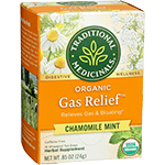 traditional medicinals gas relief caffeine free tea organic 16 bags