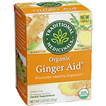 Traditional Medicinals Ginger Aid Organic Herbal tea box 16 bags