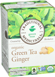 Traditional Medicinals Green Tea With Ginger Organic box 16 tea bags