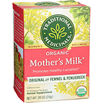 Traditional Medicinals Mothers Milk Organic Caffeine Free Herbal Tea Box 16 tea bags
