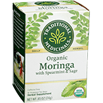 traditional medicinals organic moringa with spearmint and sage 16bags