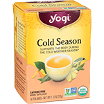 yogi tea cold season organic tea 16 bags