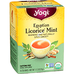 Yogi Tea Egyptian Licorice Mint Tea Organic 16 Bags