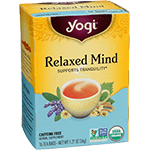 Yogi Tea Relaxed Mind Tea Organic 16 bags