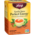 yogi tea tea vanilla spice perfect energy 16 bags