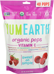 yummy earth organic pops vitamin C 40 pops per bag 8.5 oz