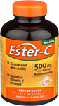 american health ester-c 500mg citrus bioflavonoids 240 capsules 500 mg