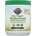 Raw Organic Perfect Food Green Superfood Juiced Greens Powder Chocolate