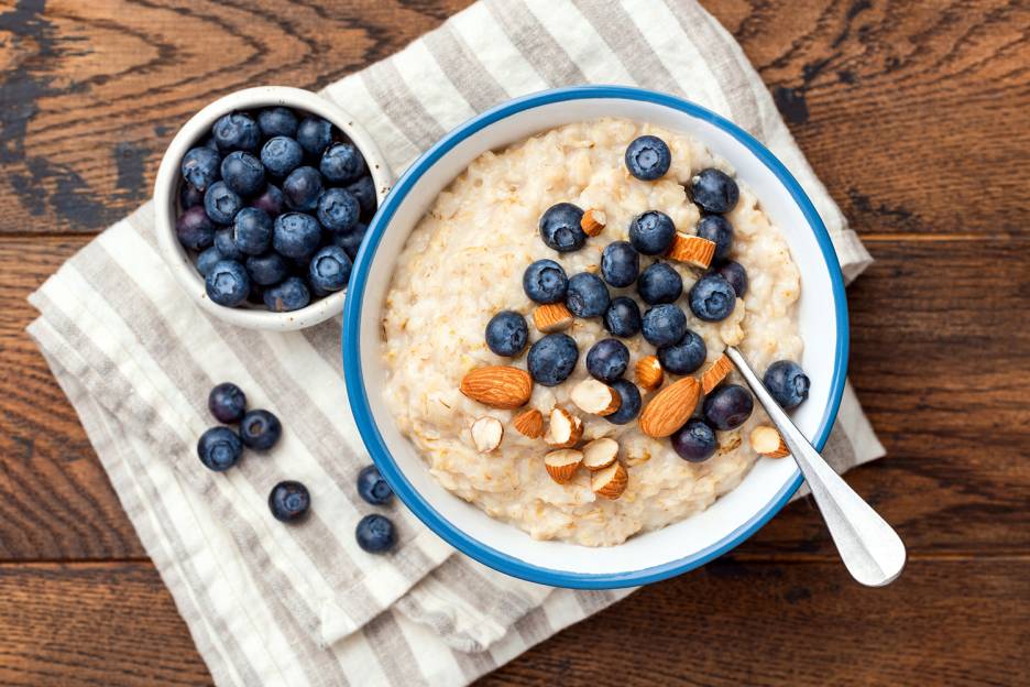Blueberry-Almond Paleo Porridge