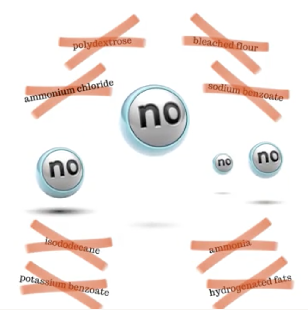 Our No No Ingredients List