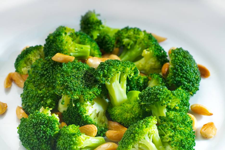 Warm Broccoli Salad with Maple-Dijon Dressing